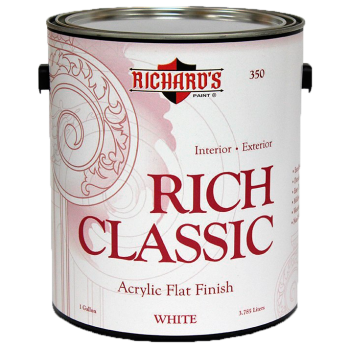 Rich Classic 350 Flat Acrylic Paint 3,8 литра