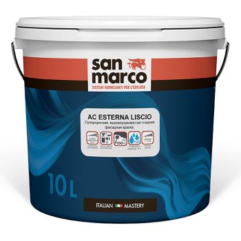AC Esterna liscio bianco - San Marco - 10 литров