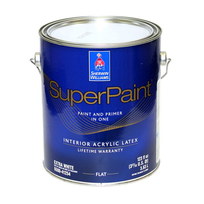 Superpaint Interior Latex Paint Sherwin Williams 3 8 Litra