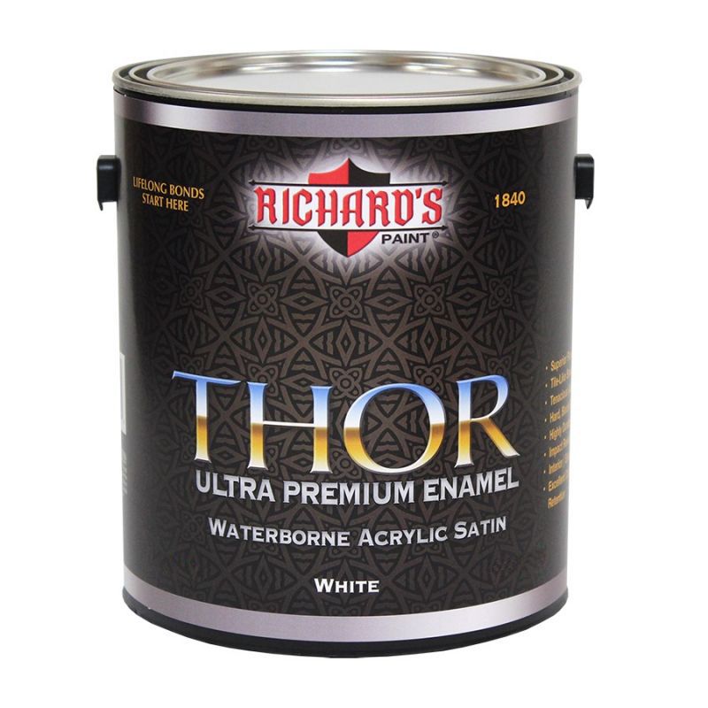 Thor 1840 ultra premium enamel waterborne acrylic satin 0,95 литра