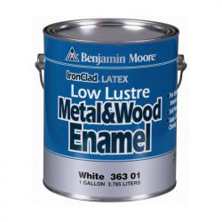 IronClad Latex Low Lustre Metal & Wood Enamel - Benjamin Moore 363